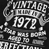 T-shirt vintage 1972 noir
