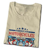 T-shirt Vintage Motorcycle col rond