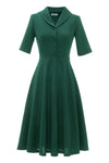 Vintage 1950s Half Sleeve Dress