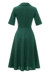 Vintage 1950s Half Sleeve Dress