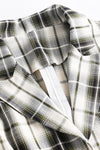 Robe trapèze vintage à carreaux des années 50
