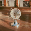 Globe Terrestre Vintage en Verre