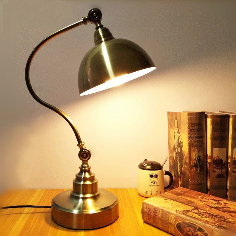 Lampe de Bureau Industriel Vintage
