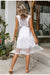 Robe Blanche Vintage Tulle