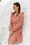 Robe Coupe Vintage rose