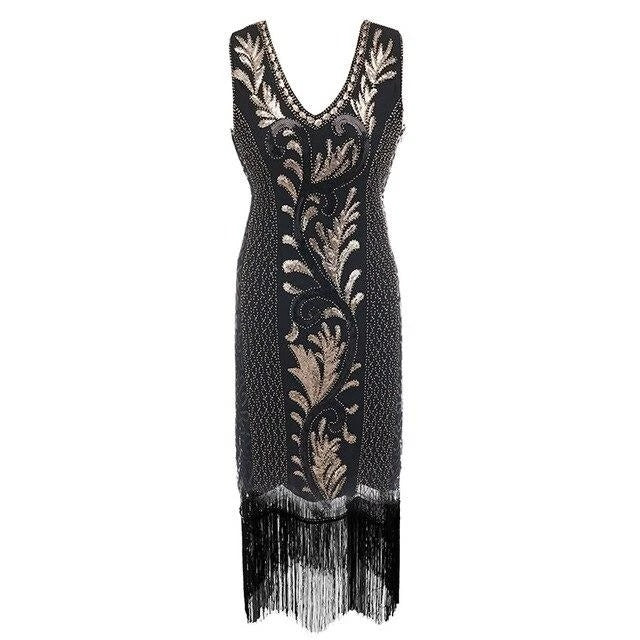 Robe Esprit Gatsby Noire et Or