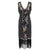 Black and Gold Gatsby Spirit Dress