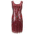 Robe Gatsby Courte Rouge