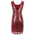 Robe Gatsby Courte Rouge