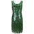 Robe Gatsby Courte Verte