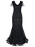 Robe Gatsby Longue Haute Couture Noire