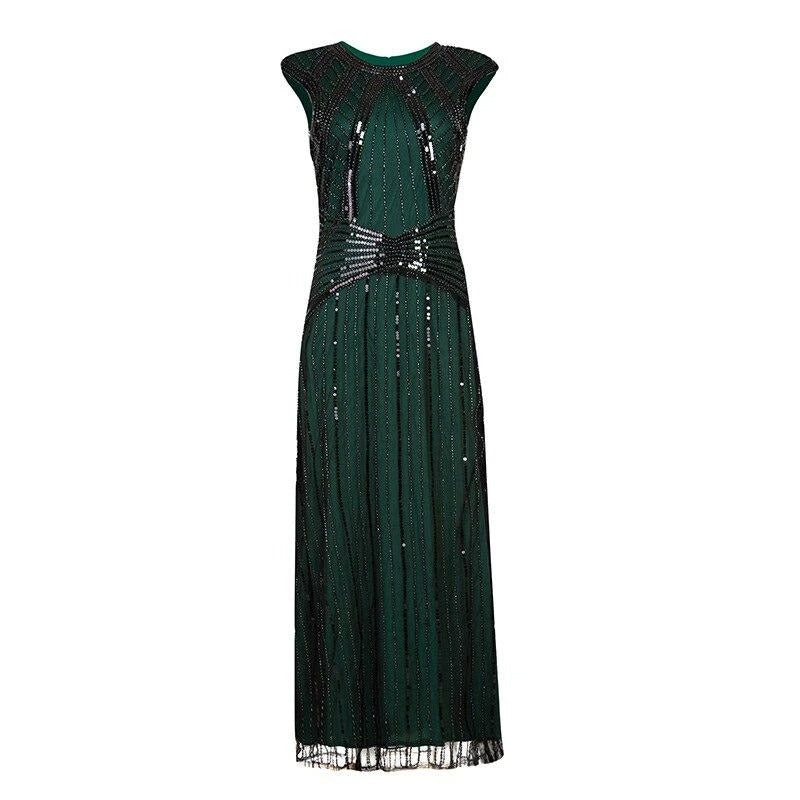 Robe Gatsby Longue Verte