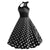 Robe Vintage Pin-Up Noire Pois