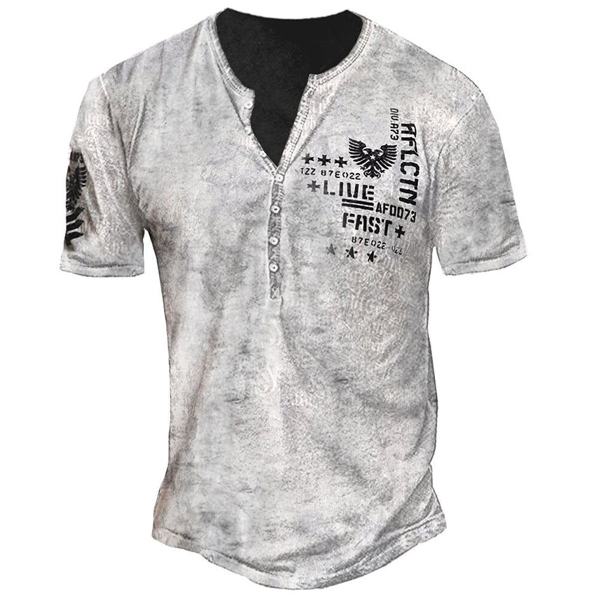 T-shirt Body Vintage Homme gris
